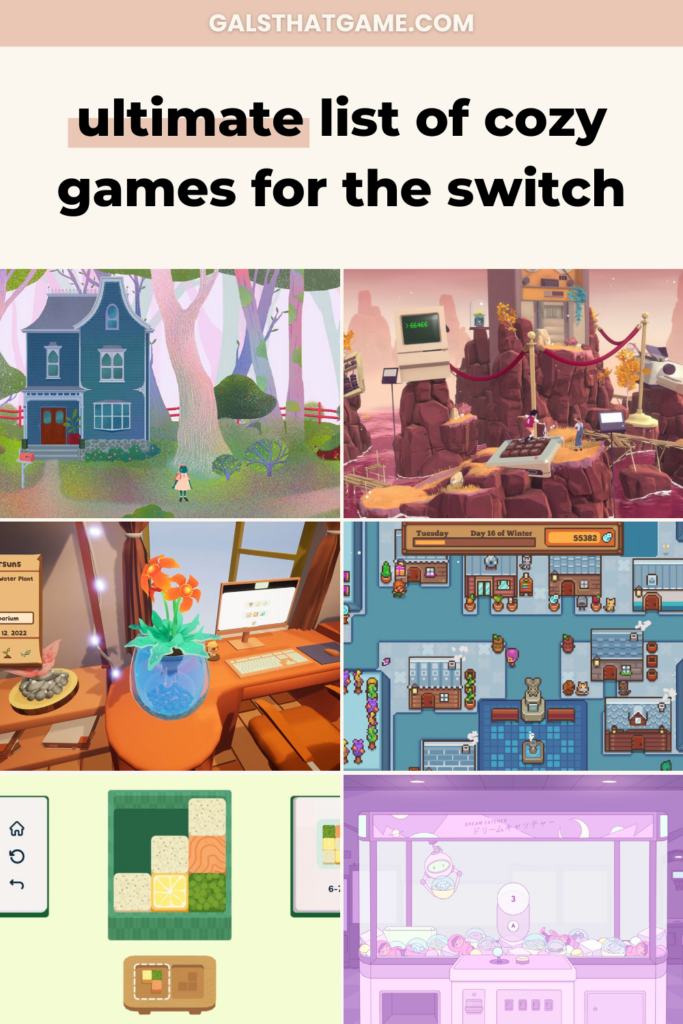 best cozy games switch